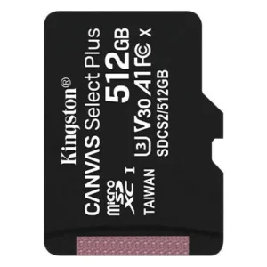 512GB micSDXC Canvas Select Plus 100R A1 C10 Single Pack w/o ADP, "SDCS2/512GBSP" (timbru verde 0.03 lei)