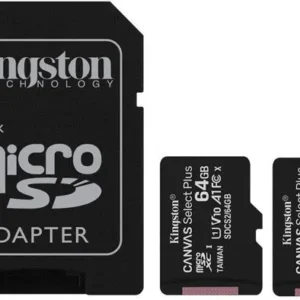 64GB micSDXC Canvas Select Plus 100R A1 C10 Two Pack +  Single ADP, "SDCS2/64GB-2P1A" (timbru verde 0.03 lei)