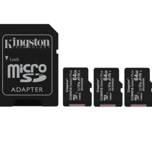 64GB micSDXC Canvas Select Plus 100R A1 C10 Three Pack + Single ADP, "SDCS2/64GB-3P1A" (timbru verde 0.03 lei)