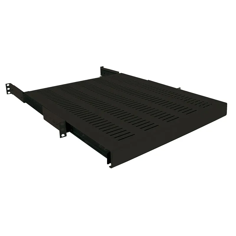 RAFT CULISANT LOGILINK 1U pentru rack 19", adancime 400mm, pentru cabinete cu adancime de 600mm, sarcina maxima 35Kg, vopsea antistatic, otel 1.5mm, black "SF1S45B"