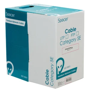 ROLA CABLU FTP SPACER Cat5e, 305m, Cupru-Aluminiu, Solid, AWG24, diam.0.51mm, supr.0.21mm2,  "SP-RCAT5FTPCCA"