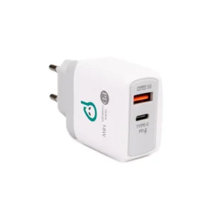 ALIMENTATOR retea SPACER Quick Charge 20W, USB Type-C PD+ USB Quick Charge, "SPAR-DUOQ-01" (timbru verde 0.18 lei)