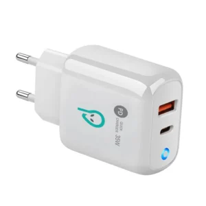 ALIMENTATOR retea SPACER Quick Charge 35W, USB Type-C PD (max 35W) + USB Quick Charge, "SPAR-DUOQ-02" (timbru verde 0.18 lei)