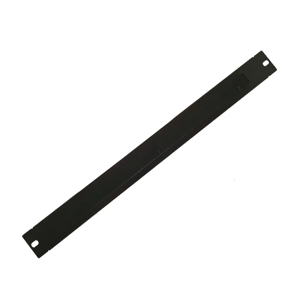 PANOU gestionare cabluri SPACER, tip masca orizontala cu perii, 19 inch, 1U, 0.8mm, negru, "SPCM-1UB-BK-02"