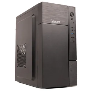 CARCASA SPACER, Mini Tower, mATX, "MINI", fara sursa, USB 3.0 x 1, USB 2.0 x 1, USB Type C x 1, HD Audio, black "SPCS-OC-MINI"