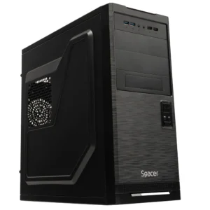 CARCASA SPACER - office, Middle Tower, ATX, fara sursa, USB 3.0 x 2, USB 2.0 x 2, HD Audio, black "SPCS-OC-STYLE"
