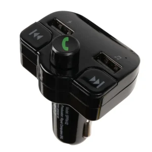 MODULATOR AUTO FM SPACER, Bluetooth 5.0, 2xUSB max. 5V/3.1A, 12V-24V, max. 10-15m, mic max. 0-1m, format MP3/WMA, 206 canale 87.5-108Mhz, USB disk, microSD,  answer/hang up/redial, protectie circuit, black, "SPFM-02""43502141"(timbru verde 0.18 lei)