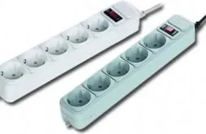 PRELUNGITOR GEMBIRD, Schuko x 5, conectare prin Schuko (T), cablu 4.5 m, 16 A, protectie supratensiune, protectie copii, gri, "SPG3-B-15C" (timbru verde 0.18 lei)