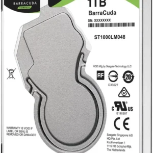 HDD notebook SEAGATE 1 TB, Barracuda, 5400 rpm, buffer 128 MB, 6 Gb/s, S-ATA 3, "ST1000LM048"