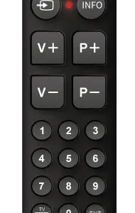 TELECOMANDA UNIVERSALA Superior, compatibila televizoare Samsung, LG, Philips, Sony, Panasonic, bateriile (2 x AAA) nu sunt incluse, negru "SUPTRB014" (timbru verde 0.08 lei)