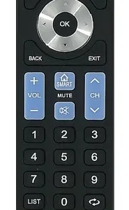 TELECOMANDA UNIVERSALA Superior, compatibila televizoare Samsung, LG, Philips, Sony, Panasonic, bateriile (2 x AAA) nu sunt incluse, negru "SUPTRB019" (timbru verde 0.08 lei)