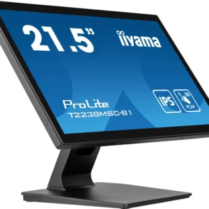 IIYAMA Monitor LED T2238MSC-B1 21.5" 10pt Optical Bonded PCAP touchscreen IPS 1920 x 1080 600 cd/m2 5ms stylus, metal housing, water proof touch "T2238MSC-B1" (timbru verde 7 lei)