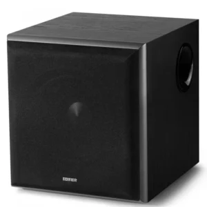 SUBWOOFER EDIFIER, RMS: 70W activ, 8" bass, RCA Line-in/Line-out, automatic stand-by, frecv. 38Hz-200Hz, MDF 21mm, black, " T5-BK" (timbru verde 4.00 lei)