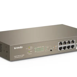 SWITCH PoE Tenda cu management L3 cu 10 porturi (8 x GE PoE, 1 x GE, 1 x SFP) IEEE 802.3at/af, carcasa metalica, rackabil "TEG5310P-8-150W" (timbru verde 2 lei)