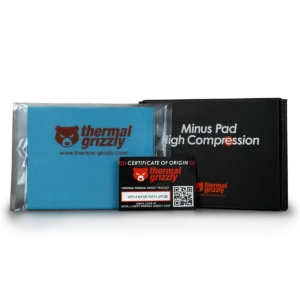 Thermal Grizzly MINUS PAD High Compression 120 x 100 mm-1 mm 2pcs "TG-MP-HC-120-100-10-2"