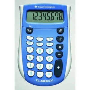 CALCULATOR de BIROU Texas Instruments TI-503SV, 12 DIGITI "TI000946" (timbru verde 0.18 lei)