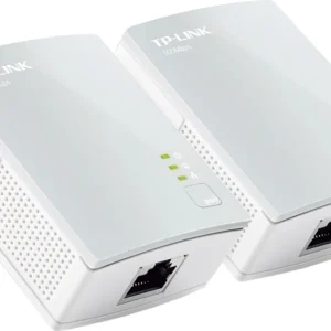 KIT ADAPTOR POWERLINE TP-LINK tehnologie AV, AV600, pana la 600Mbps, 1 port 10/100Mbps, 2 buc. "TL-PA4010KIT" (timbru verde 2 lei)