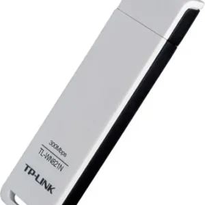 ADAPTOR RETEA TP-LINK , extern wireless 2.4 GHz, USB 2.0, port, 300 Mbps, antena interna x 1, "TL-WN821N" (timbru verde 0.18 lei)