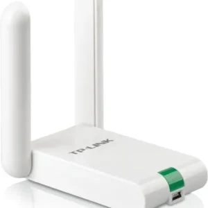 ADAPTOR RETEA TP-LINK MINI, extern wireless 2.4 GHz, Mini USB 2.0, port, 300 Mbps, antena externa x 2, "TL-WN822N" (timbru verde 0.18 lei)