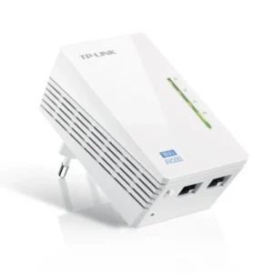 AMPLIFICATOR Powerline 300Mbps AV500, 500Mbps Powerline Datarate, 2 10/100Mbps Fast Ethernet, HomePlug AV, TP-LINK "TL-WPA4220" (timbru verde 2 lei)