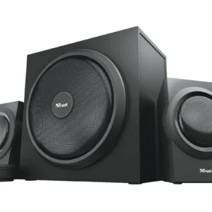 BOXE TRUST, "Yuri " 2.1, RMS: 60 W (2x 15W, 1 x 30W) negru, "TR-23696"  (timbru verde 2.00 lei)