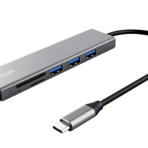 Halyx Fast USB-C & Card Reader, 3-port Hub "TR-24191" (timbru verde 0.8 lei)