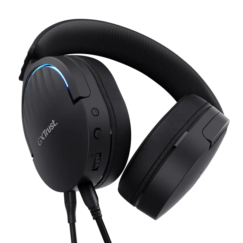 Casti Trust GXT 490P Fayzo cu fir, negru "TR-24900" (timbru verde 0.8 lei)