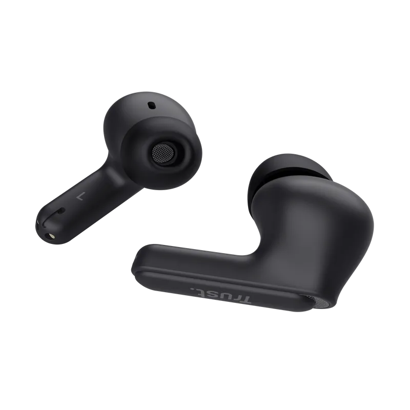 Casti Trust Yavi earbuds wireless, negru "TR-25296" (timbru verde 0.8 lei)