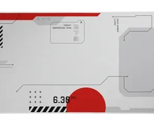 Mousepad Trust GXT 759 XXL, rosu/alb "TR-25717" (timbru verde 0.8 lei)