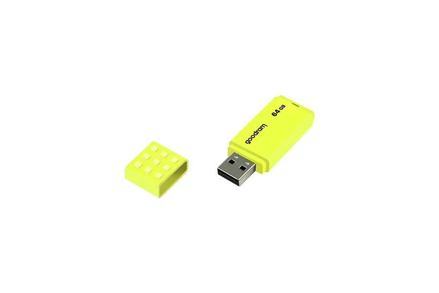 Memorie USB GOODRAM USB flash disk UME2 64GB USB 2.0 galben, Citire 20 MB/s, Sciere 5 MB/s "UME2-0640Y0R11" (timbru verde 0.8 lei) - imagine 4