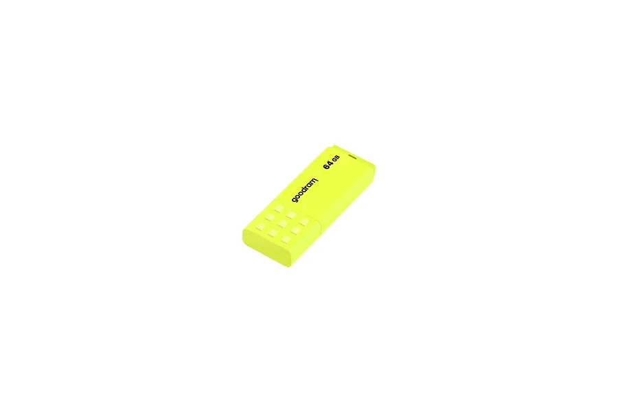 Memorie USB GOODRAM USB flash disk UME2 64GB USB 2.0 galben, Citire 20 MB/s, Sciere 5 MB/s "UME2-0640Y0R11" (timbru verde 0.8 lei) - imagine 2