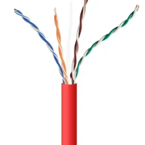 ROLA CABLU  UTP GEMBIRD, Cat5e, 305m, Cupru-Aluminiu, Solid, AWG24, red, "UPC-5004E-SOL-R"