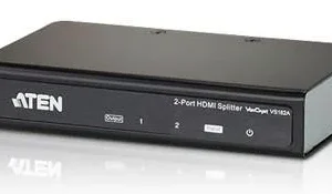 SPLITTER video ATEN, split 2 monitoare la 1 device, conector 1: HDMI (M); conector 2: HDMI (M) x 2, "VS182A-A7-G" (timbru verde 0.8 lei)