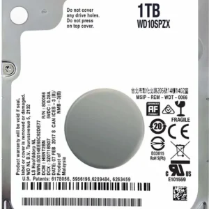 HDD notebook  WD 1 TB, Blue, 5400 rpm, buffer 128 MB, 6 Gb/s, S-ATA 3, "WD10SPZX"