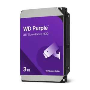 HDD Video Surveillance WD Purple 3TB CMR, 3.5, 128MB, SATA, TBW: 180 "WD34PURZ"