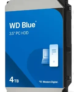 HDD Desktop WD Blue 4TB CMR, 3.5, 128MB, 5400 RPM, SATA "WD40EZZX"