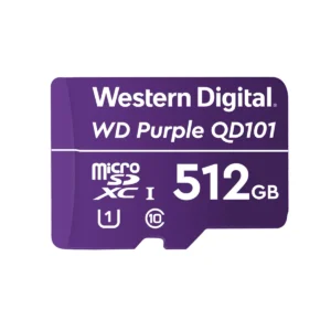 WD Purple 512GB Surveillance microSD XC Class - 10 UHS 1 "WDD512G1P0C-85AEL0" (timbru verde 0.03 lei)