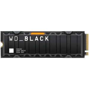 SSD WD Black SN850X HeatSink 1TB M.2 2280 PCIe Gen4 x4 NVMe, Read/Write: 7300/6300 MBps, IOPS 800K/1100K, TBW: 600, "WDS100T2XHE"