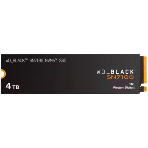 SSD WD Black SN7100 4TB M.2 2280 PCIe Gen4 x4 NVMe, Read/Write: 7000/6700 MBps, IOPS 900K/1350K, TBW: 2400 "WDS400T4X0E-00CJA0"