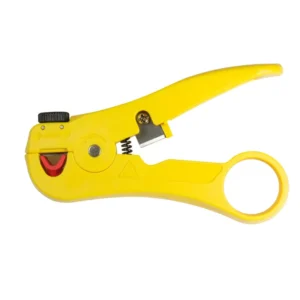 Dezizolator pentru cablu de retea UTP / STP Logilink, cu taietor, diametru ajustabil 3.5-9mm, Yellow "WZ0032"
