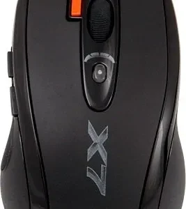 MOUSE A4TECH gaming, cu fir, USB, optic, 2000 dpi, butoane/scroll 7/1, negru, iluminare, butoane programabile, "X-710MK"   (include TV 0.15 lei)