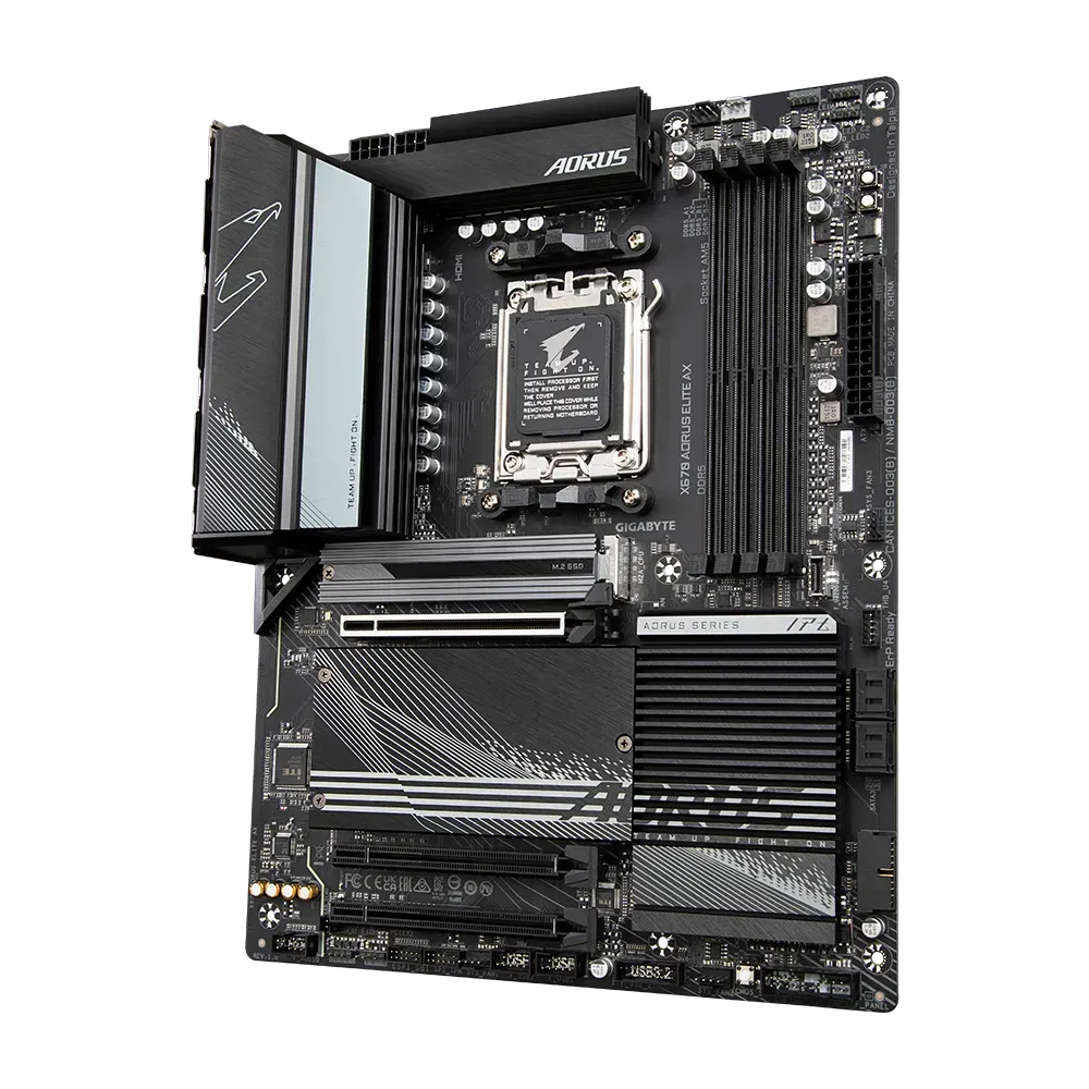 Placa de baza GIGABYTE X670 AORUS ELITE AX, "X670 AORUS ELITE AX" - imagine 2