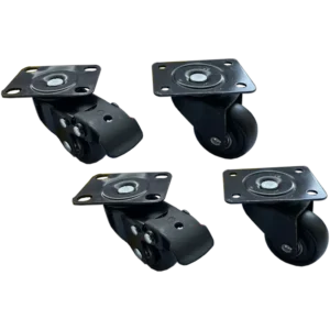 Set de patru roti pentru cabinete metalice rack, Xcab "Xcab-51200"