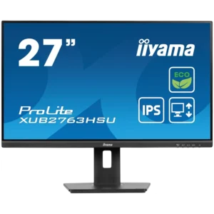 27" ETE IPS-panel Green Choice, 1920x1080@100Hz, 250cd/m2, Speakers, HDMI, DisplayPort, 3ms GTG, FreeSync, USB 2x3.2 "XUB2763HSU-B1" (timbru verde 7 lei)