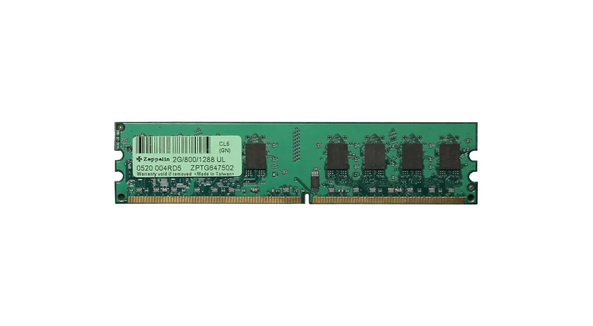 Memorie DDR Zeppelin DDR2 2GB frecventa 800 MHz, 1 modul, "ZE-DDR2-2G800-b"