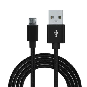 CABLU alimentare si date SPACER, pt. smartphone, USB 2.0 (T) la Micro-USB 2.0 (T), Braided,,Retail pack, 1m, black,&nbsp; "SPDC-MICRO-BRD-BK-1.0" (timbru verde 0.08 lei)